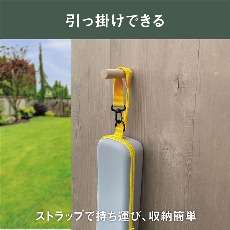 ムサシ 充電式除草バイブレーターミニ専用ケース（WE-738）※本体別売り※ オプション 保管ケース 収納ケース 持ち運び 草取り 除草 鎌 園芸 ガーデニング｜wakui-shop｜04