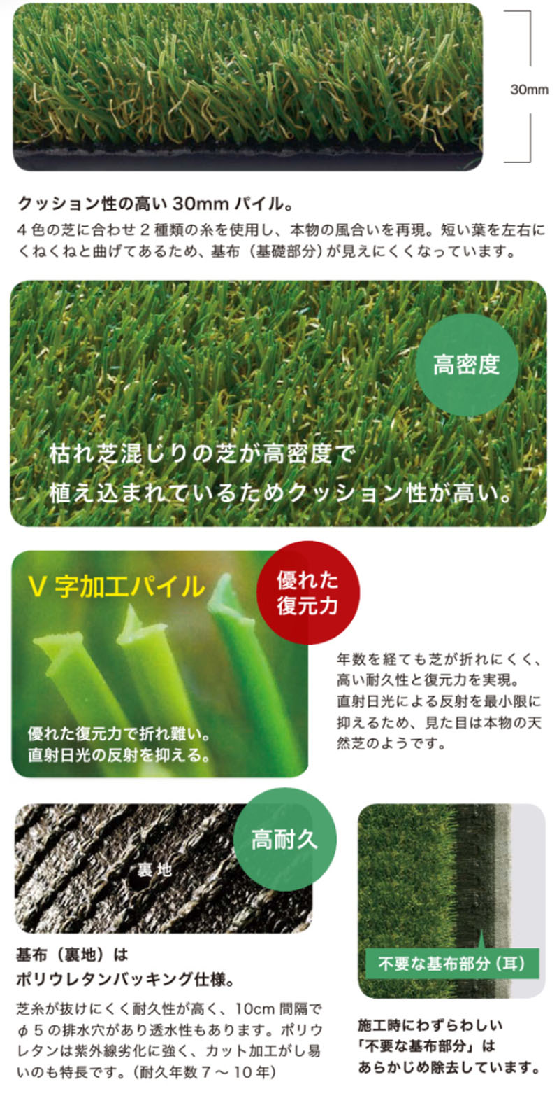 未使用 緑色 人工芝 楽天市場】【人工芝】プロターフ・プレミアム 110 抗菌 高耐久