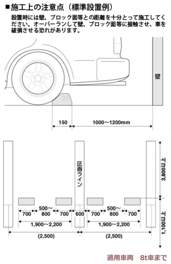 車止め カーストッパー ｓｔ ７００ コンクリート施工 １本入り グレー 車庫 駐車場 ガレージ カースペース パーキングブロック タイヤ止め ミスギ Misugi わくいきライフ 通販 Yahoo ショッピング