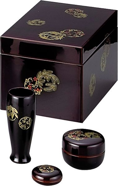 利休茶箱 溜真塗 茶道 茶道具 : 和空間ヤフーショップ - 通販 - Yahoo