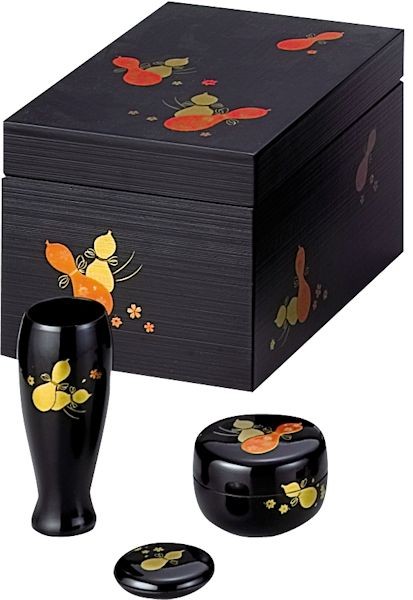 留塗　利休茶箱【極上品】　紙箱/お茶道具 留塗 利休茶箱【極上品】 紙箱/お茶道具