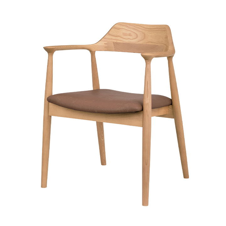 ダイニングチェアー ダイニングチェア デスクチェア 食卓椅子 いす 布地 PVCレザー おしゃれ 木製 完成品 肘付きチェア Shaun(ショーン) 1脚 10色対応｜wakuwaku-land｜04