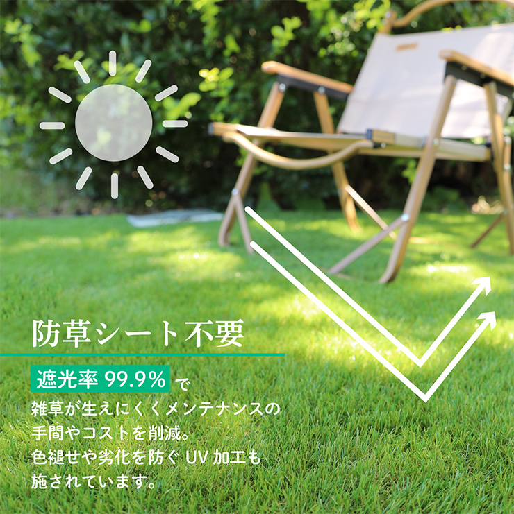 人工芝 芝生マット 芝生 ロール 1m×10m ロールタイプ リアル 芝丈35mm