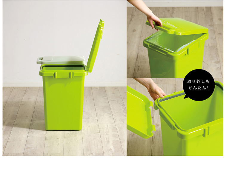 カントリー トラッシュボックス  ダストボックス ゴミ箱 ふた付き ハート 日本製 分別シール付 ふた付き ゴミ箱 ごみ箱 蓋付き