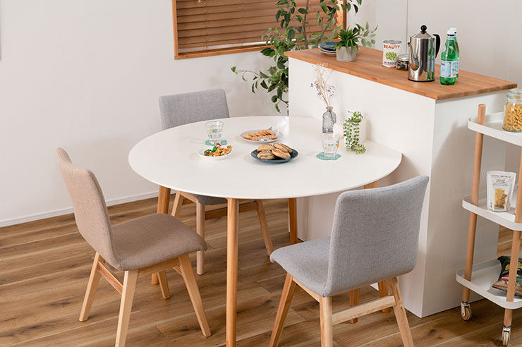 東谷 円形 ダイニングテーブル 幅120cm 丸テーブル ダイニング