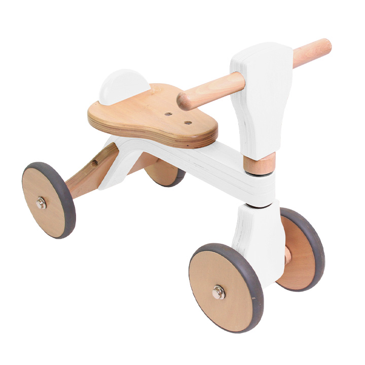 知育玩具 乗用玩具 バイク 足けり 木製玩具 木のおもちゃ 天然木 四輪