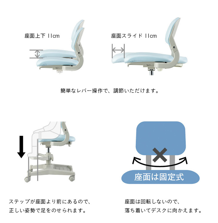 コイズミファニテック コイズミ KOIZUMI 学習椅子 学習チェア
