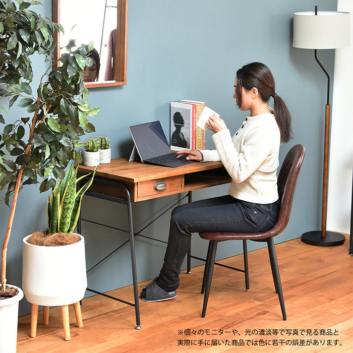 デスク ZAGA 幅86cm パソコンデスク フリーデスク 引出し 勉強 机