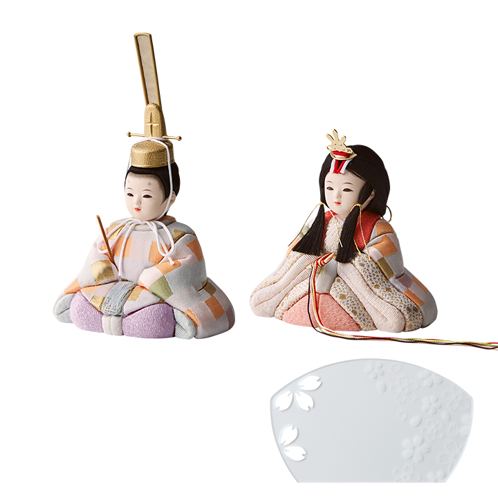 日本製 雛人形 ひな人形 コンパクト お雛様 ひな祭り 雛祭り
