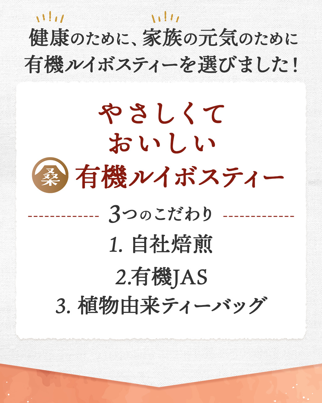 有機ルイボスティー 100包