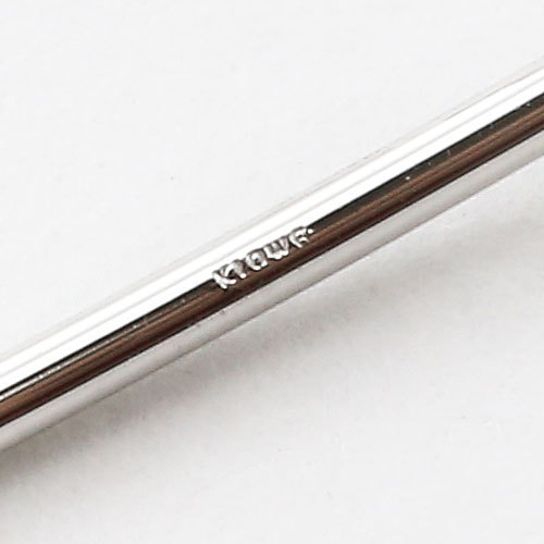 バングル ブレスレット 10金 K10 ホワイトゴールド C型 2連 ペタル