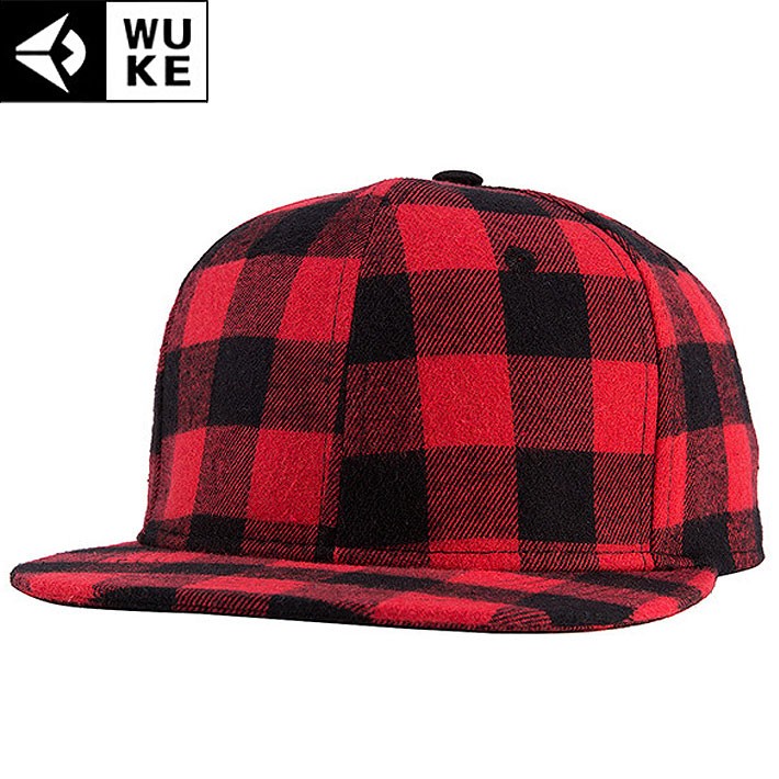 スナップバックキャップ スナップバック チェック柄 キャップ
