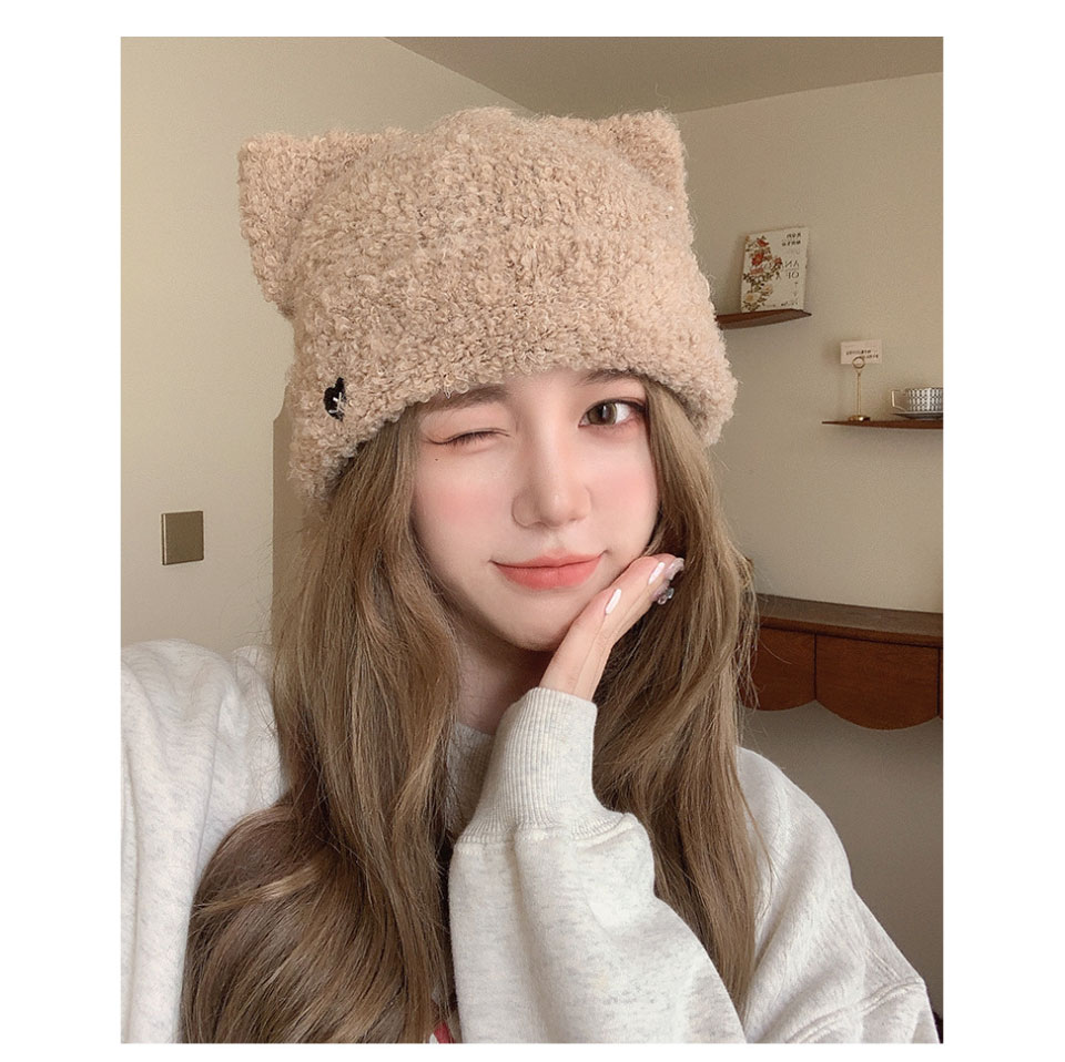 ニット帽 猫耳 帽子 ねこ耳 ニット ニット帽子 耳付き レディース 防寒