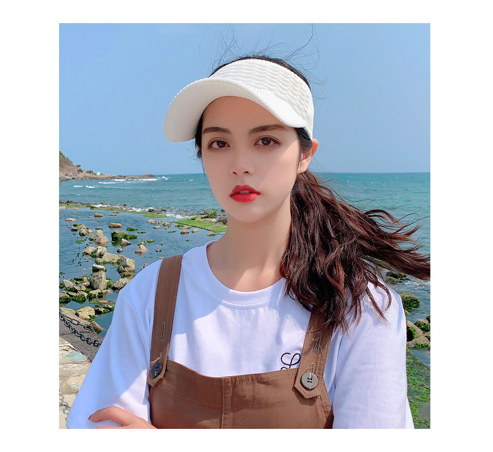 レディース サンバイザー 日よけ帽子 レディース つば広 バイザー サンバイザー