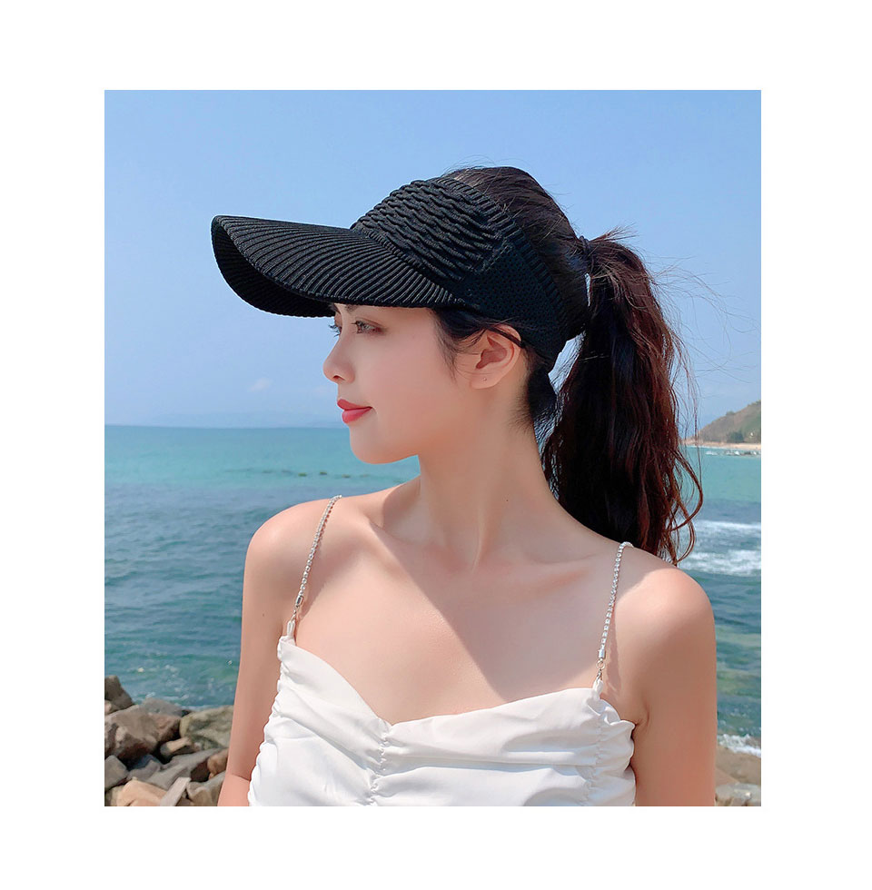 レディース サンバイザー 日よけ帽子 レディース つば広 バイザー サンバイザー