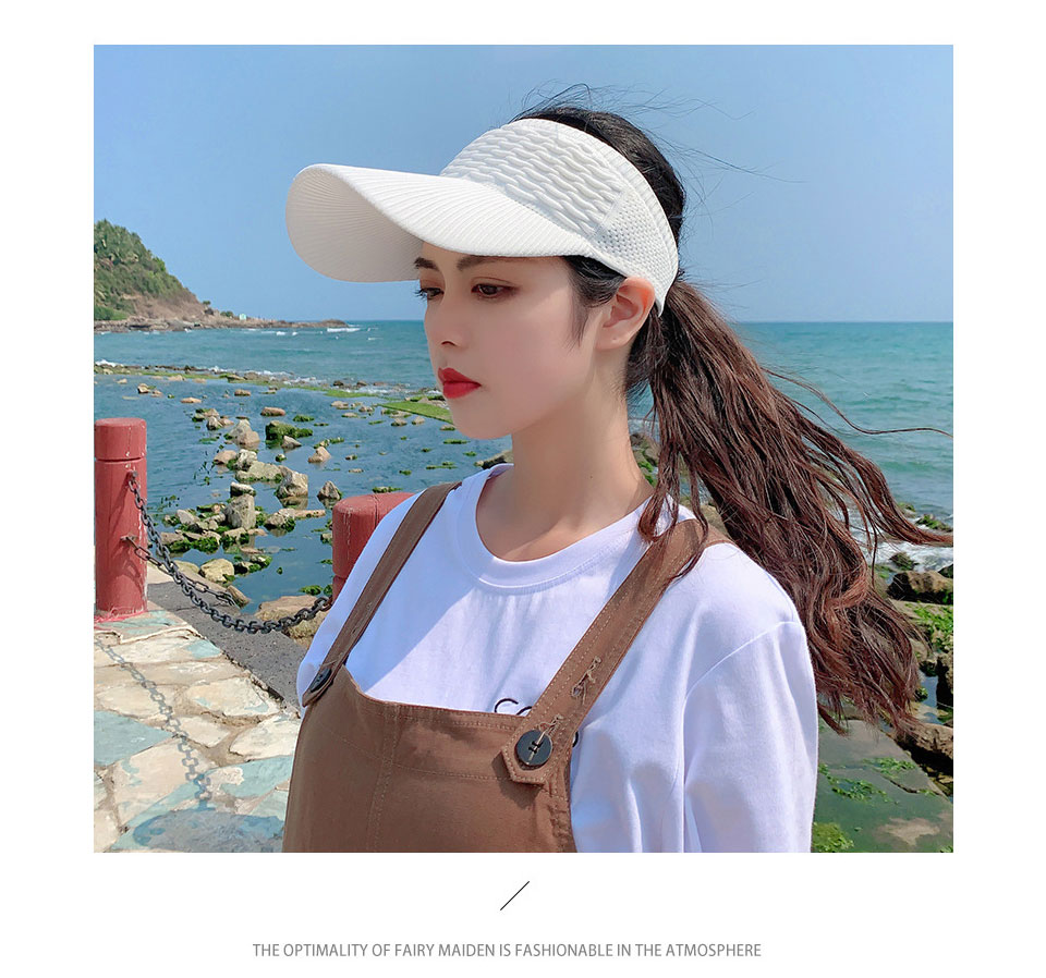 レディース サンバイザー 日よけ帽子 レディース つば広 バイザー サンバイザー