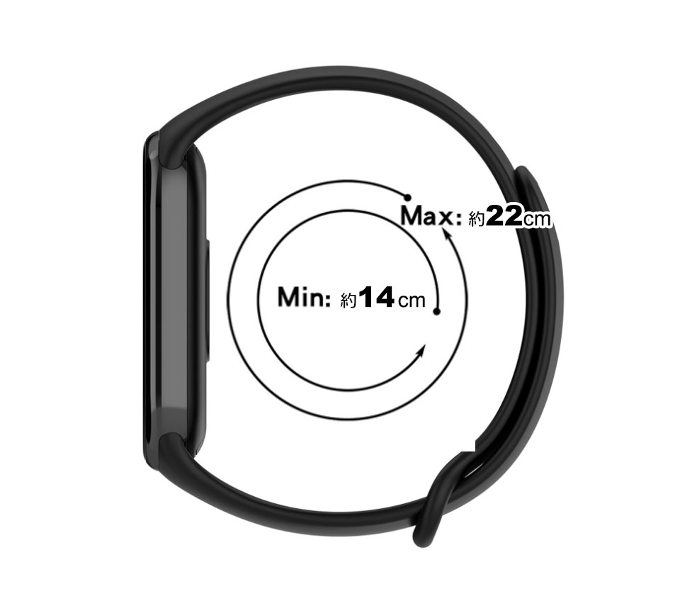 Xiaomi Mi Band 交換バンド レディース メンズ シャオミーウォッチ ベルト