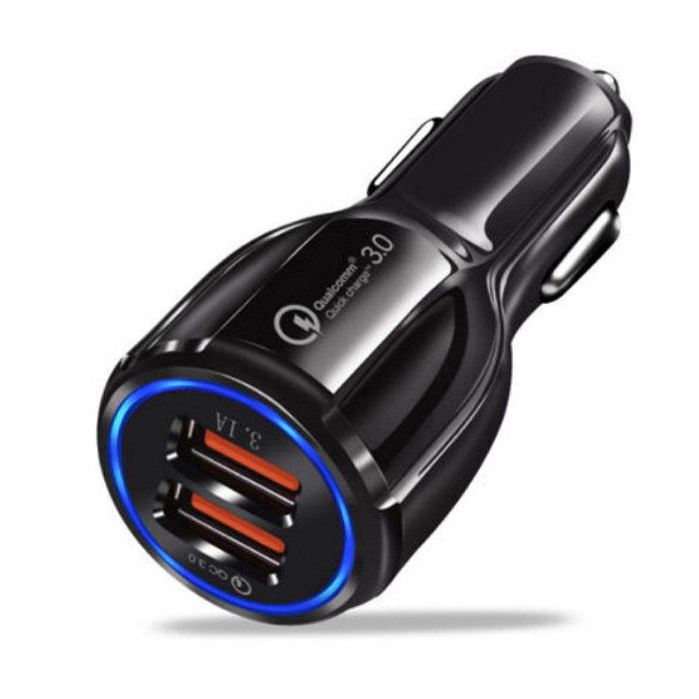 カーチャージャー シガーソケット USB 急速充電 車載 車 充電器 QC3.0