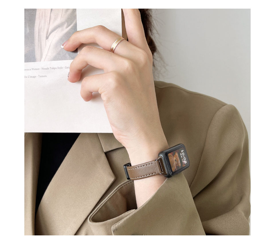 huawei band 8 バンド 9 交換バンド ファーウェイバンド8 ベルト 本革 本革 レザー