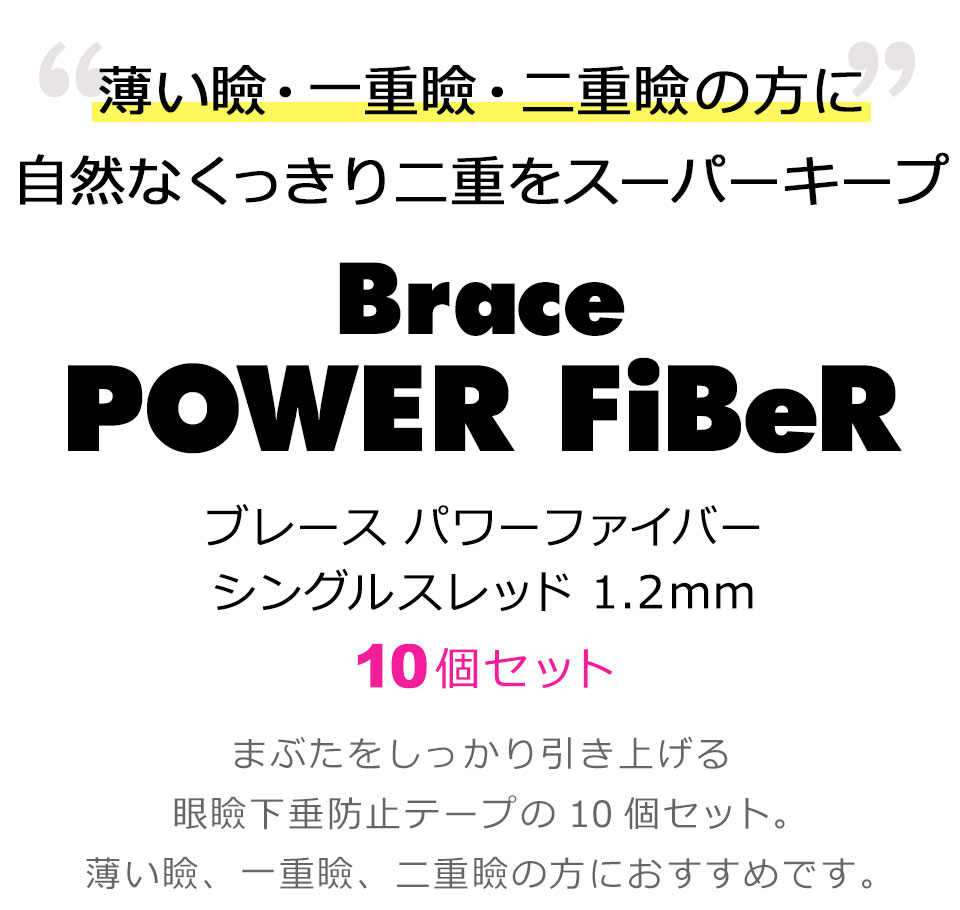 二重テープ アイテープ 二重まぶたテープ クセ付け アイプチ パワーファイバー 二重ファイバー 