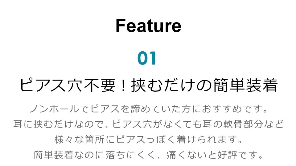 フェイクピアス メンズ レディース ピアス 金属アレルギー つけっぱなし イヤーカフ イヤリング ボディピアス