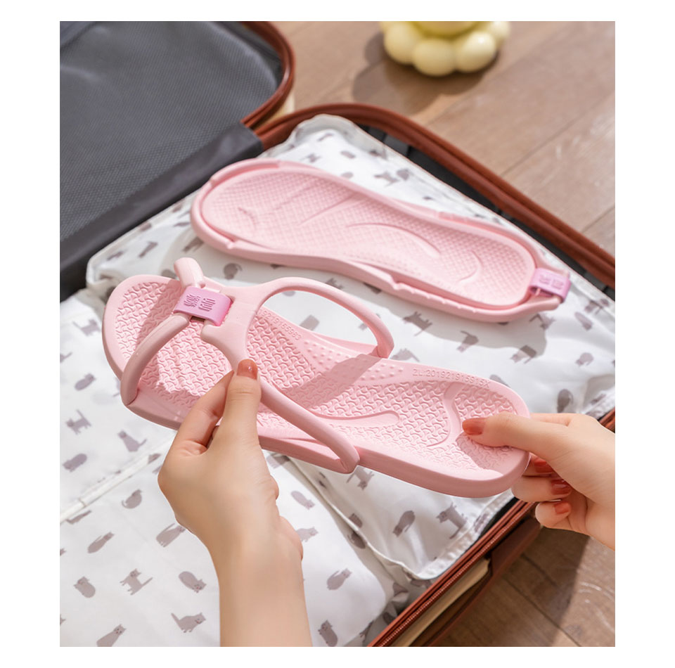 サンダル 折りたたみ トラベル EVA 折り畳み ビーチサンダル シャワーサンダル メンズ レディース