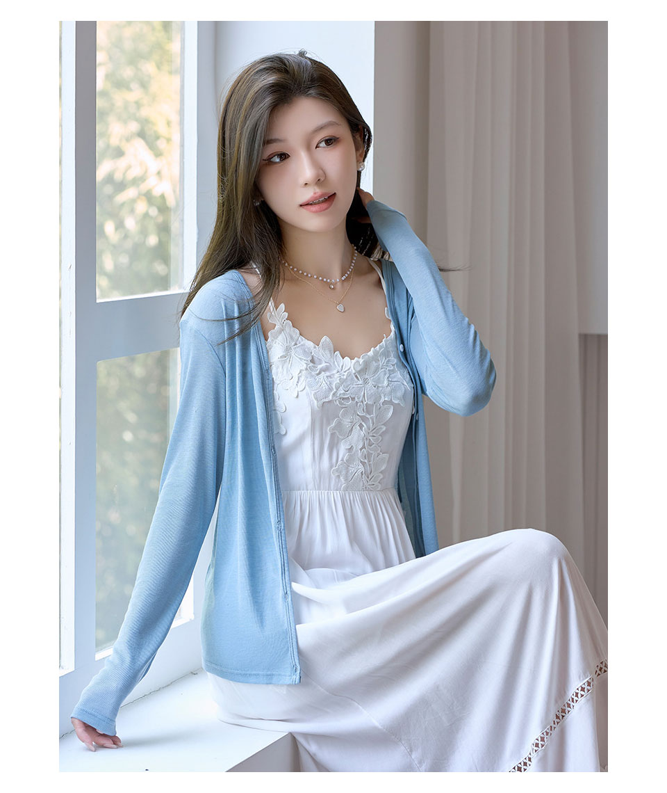 サマー カーディガン 長袖 薄手 サマーニット レディース 春夏カーディガン