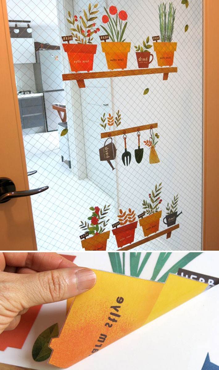 ウォールステッカー 両面印刷 裏からみてもきれい 子供部屋 リビング インテリア シール のり付き おしゃれ 壁紙シール
