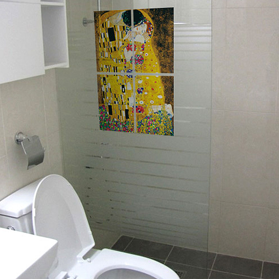 ウォールステッカー 真珠の耳飾りの少女 接吻