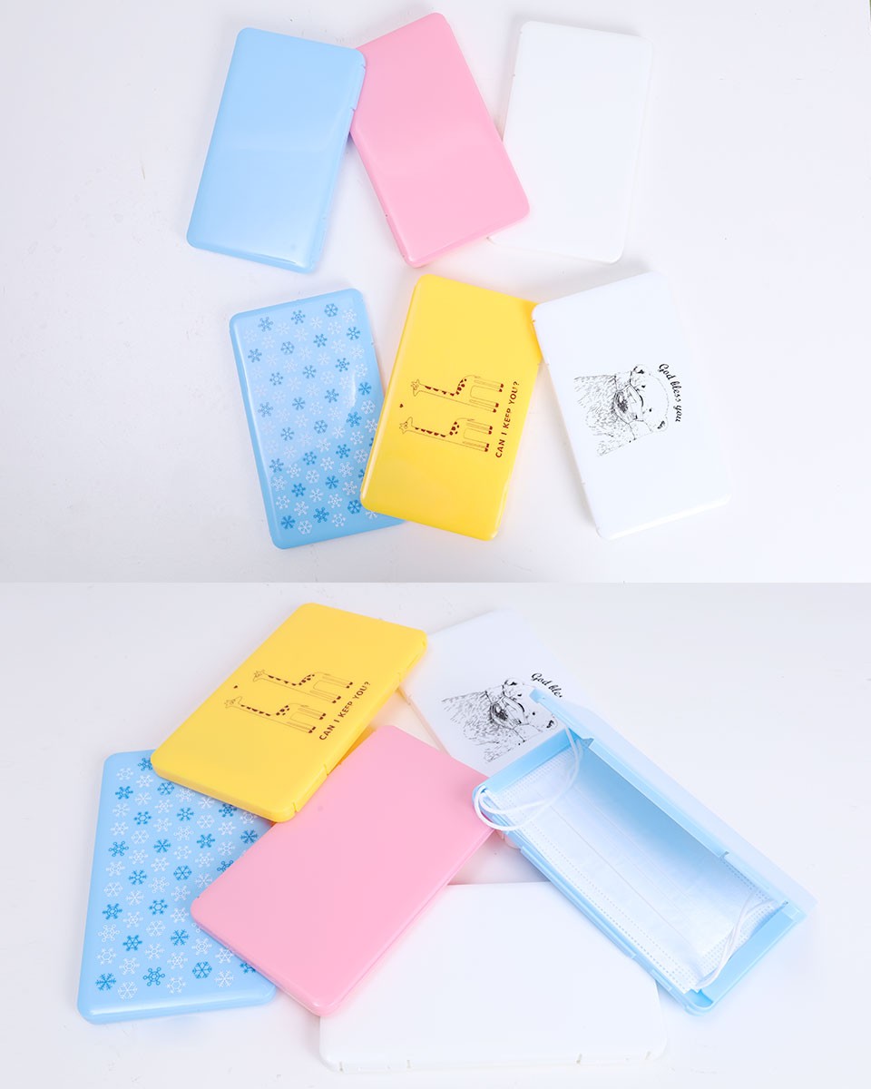 携帯用シリコン使い捨てマスクケース（2個セット）ピンク 携帯用シリコン使い捨てマスクケース（2個セット）ピンク 携帯用