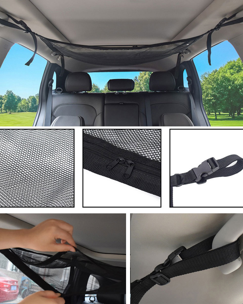 ヘッドスペースネット 車 ネット 天井 ラゲッジネット ルーフネット