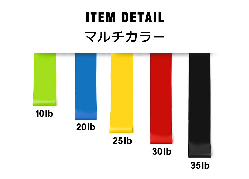 エクササイズバンド トレーニングバンド トレーニングチューブ ゴムバンド ヒップアップ 器具 美尻