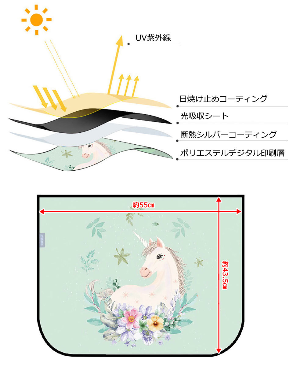 サンシェード 車 かわいい おしゃれ サイド 後部座席 マグネット 遮光 内装 防災グッズ 車中泊 プライバシー カーシェード カーフィルム Y1 Otd 4 ウォールステッカー本舗 通販 Yahoo ショッピング
