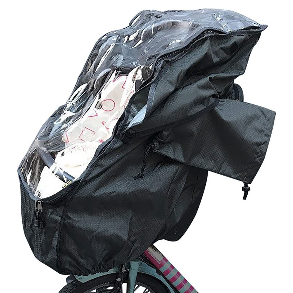 自転車 チャイルドシート レインカバー 前 撥水 子供乗せ椅子カバー