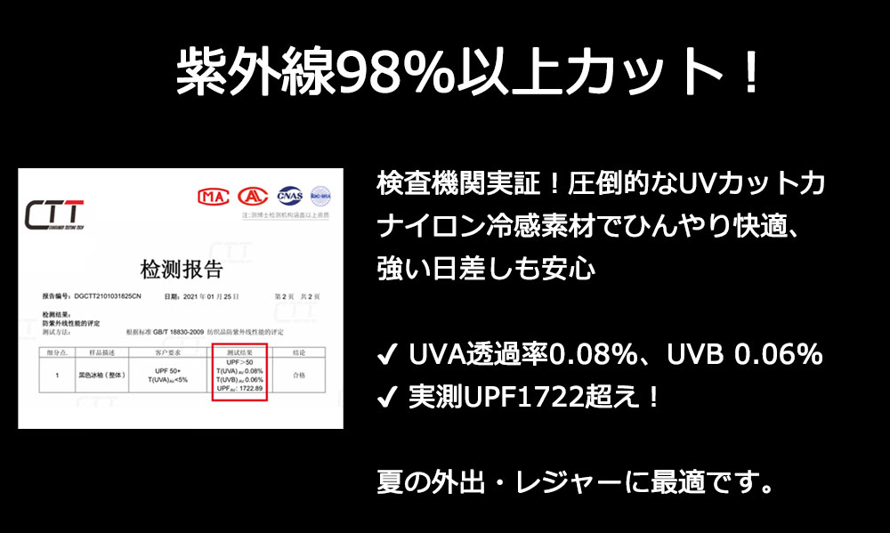 アームカバー UV 冷感 メンズ ゴルフ ロング 白 黒 UVカット スポーツ