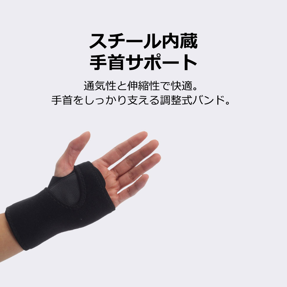 手首サポーター 腱鞘炎 手根管症候群 医療用 サポーター 手首 プレート入り