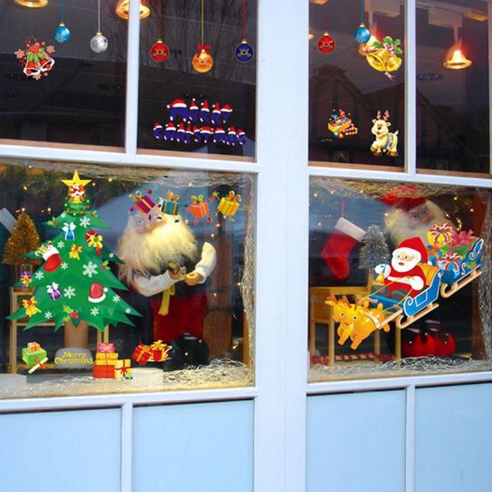 ウォールステッカー クリスマス 飾り 壁紙 サンタクロース クリスマス