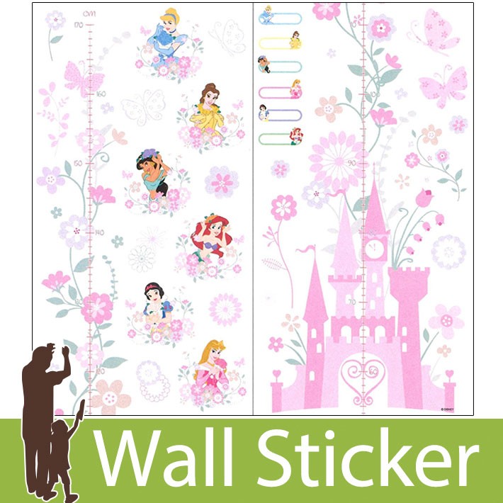 ウォールステッカー キャラクター ディズニー 身長計 プリンセス リメイクシート カッティングシート 壁 シール 窓 階段 Diy リフォーム Wja 012 ウォールステッカー本舗 通販 Yahoo ショッピング