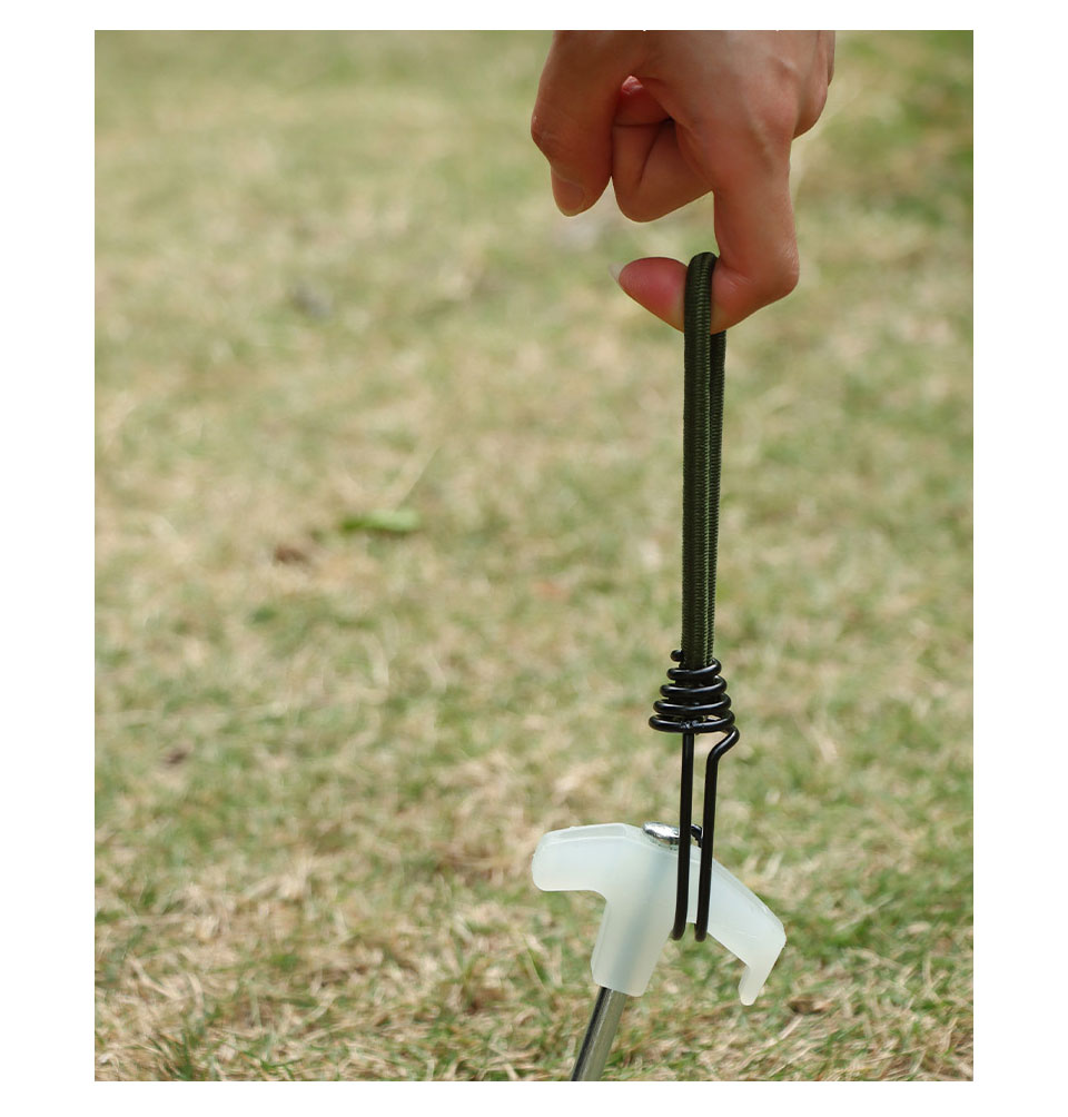 テント ストレッチコード タープ 部品 ロープフック タープフック