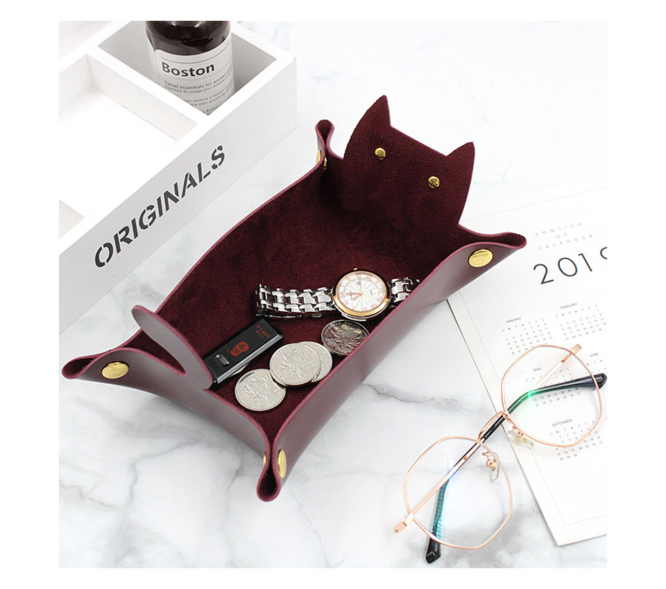 アクセサリートレイ オシャレ PUレザー アクセサリートレー 小物入れ