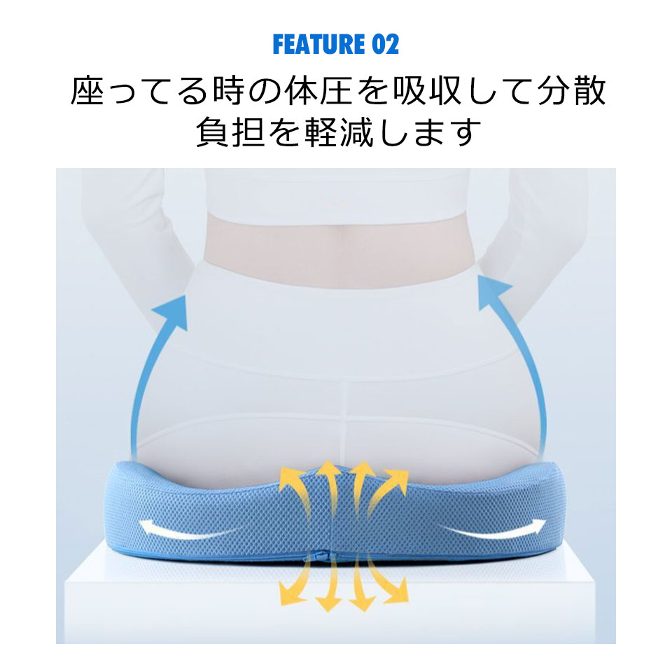 ジェルクッション ゲルクッション サポートクッション 椅子 低反発