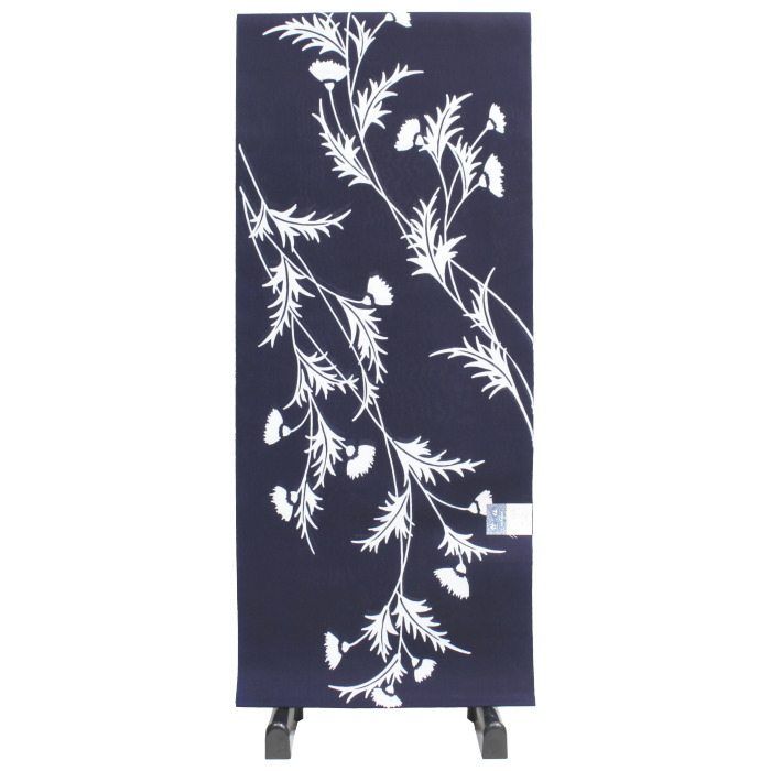 【新品】女性用浴衣　反物　【竺仙】 竺仙 奥州小紋 浴衣 反物 2025 新作 奥州絣生地 引き染 高級