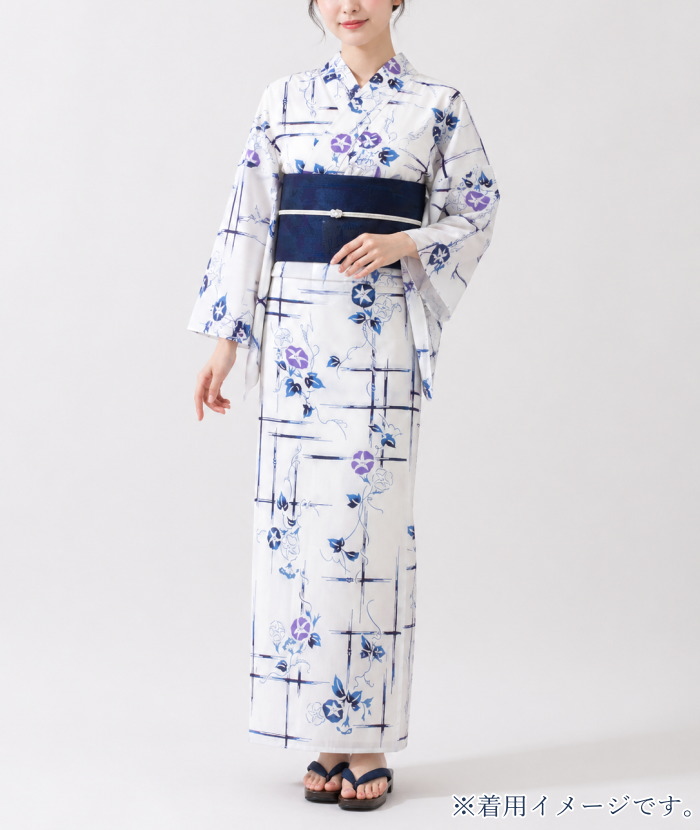 竺仙 浴衣 ゆかた ちくせん 竹垣に朝顔 2026年 新柄 レディース 女性