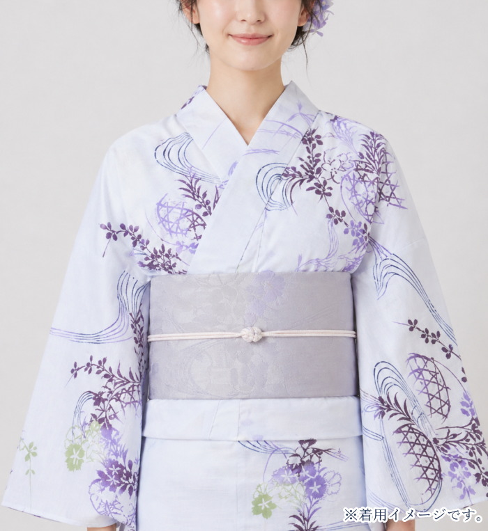 竺仙 浴衣 ゆかた 流水に秋草 2026年 新柄 ちくせん レディース 女性