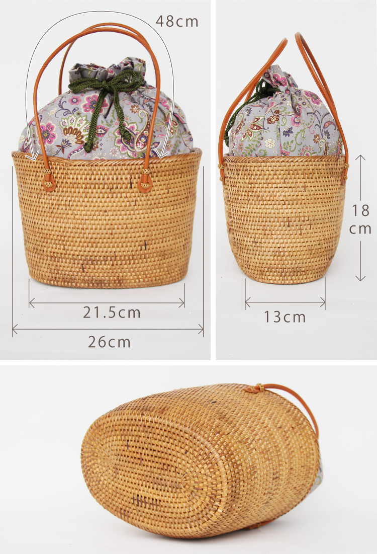 アタバッグ 浴衣 かごバッグ 08 レディース 大きめ カゴバッグ 女性