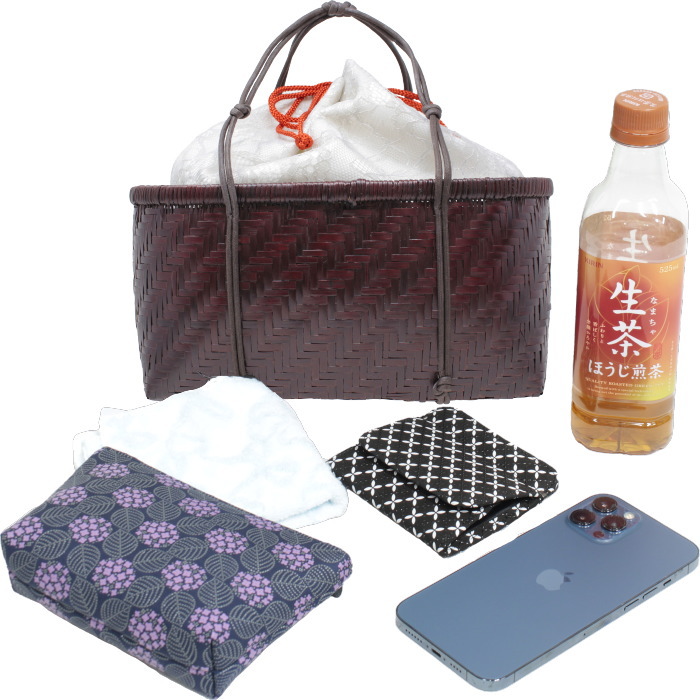 和装 かごバッグ 着物 巾着 レディース レディス ladys 浴衣 夏