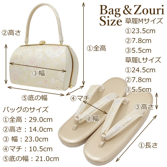 草履 バッグ セット レディース set ladys 和装小物 レディス 黒