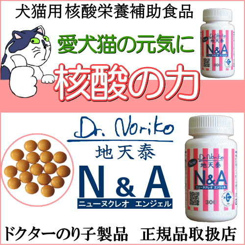 ニューヌクレオエンジェル 300粒×2本 ドクターのり子 犬猫用核酸 