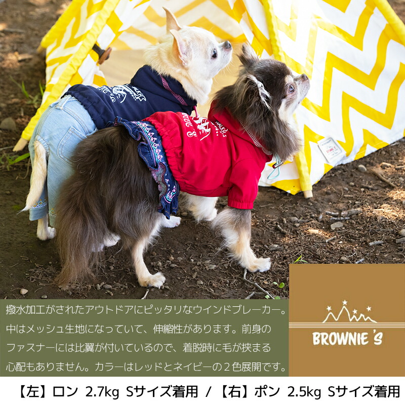 BROWNIE'S（ブラウニーズ） 撥水ウインドブレーカー S/M/L/XL/XXLDS/DM