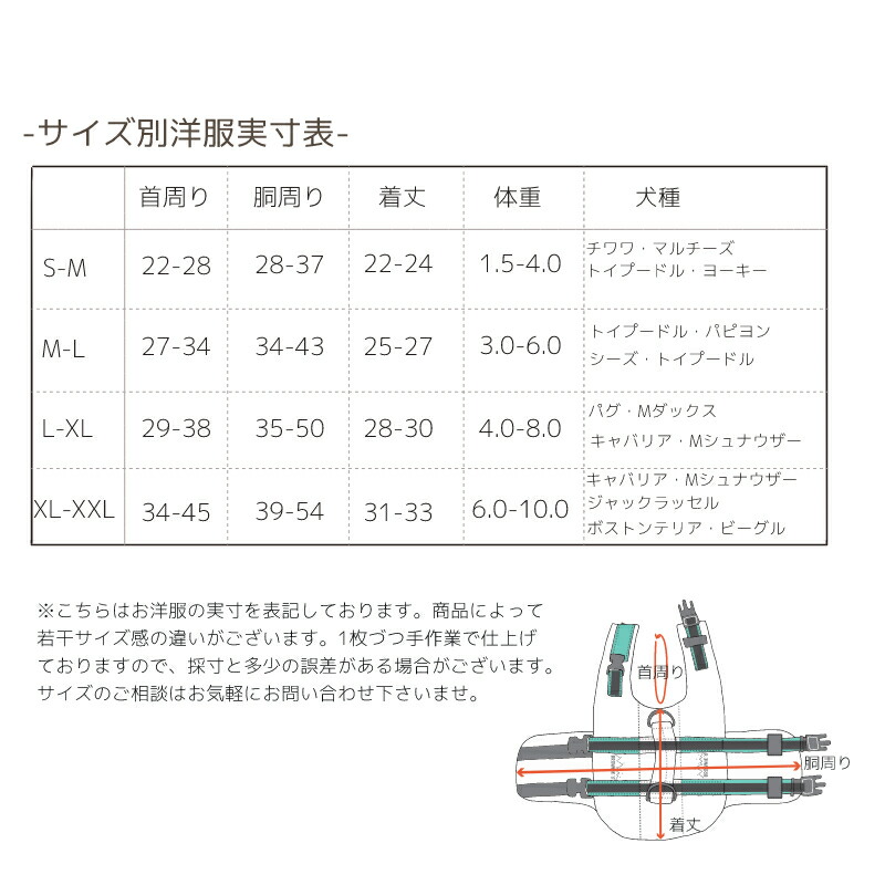 サイズ表１